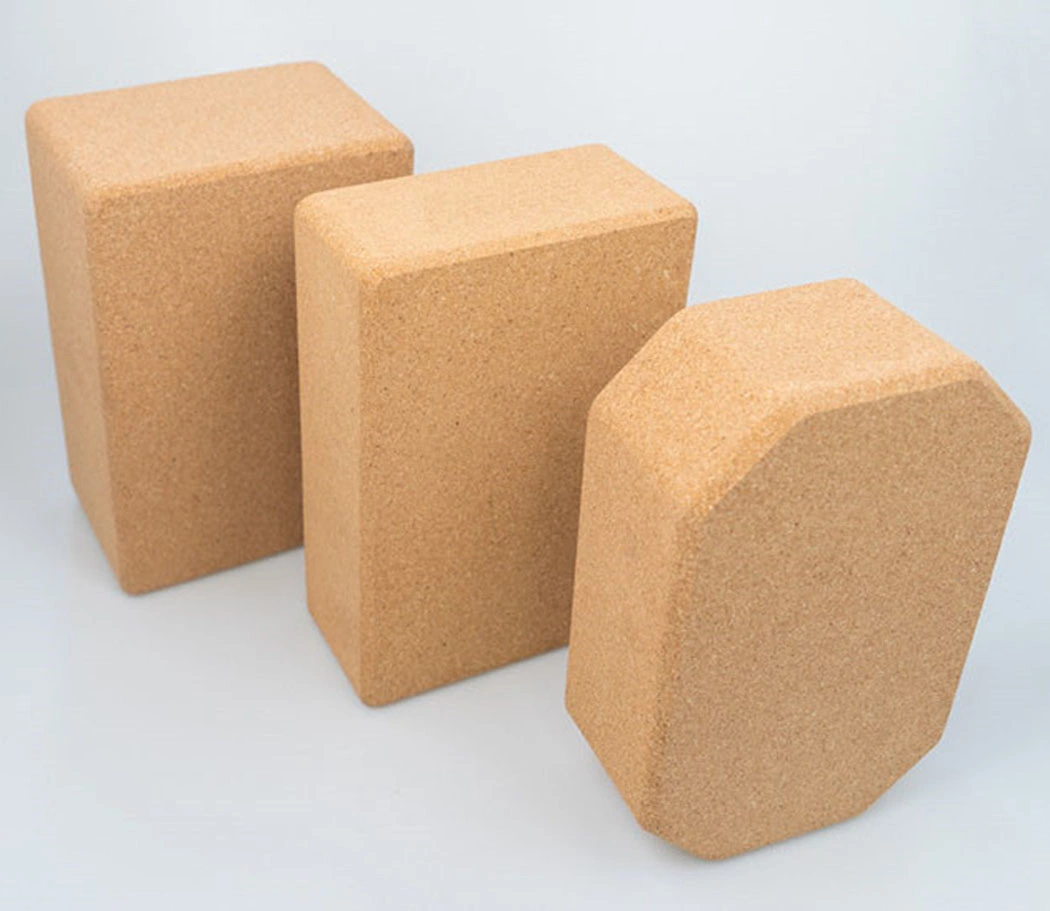 Wholesale High Quality Eco-Friendly Durable Cork Yoga Block, Yoga Wood Block