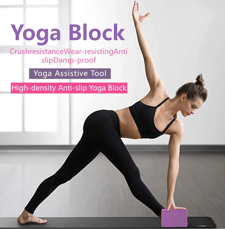 High Quality Yoga Brick EVA Yoga Block Foam Fitness Gym Set Custom Logo EVA Yoga Blocks