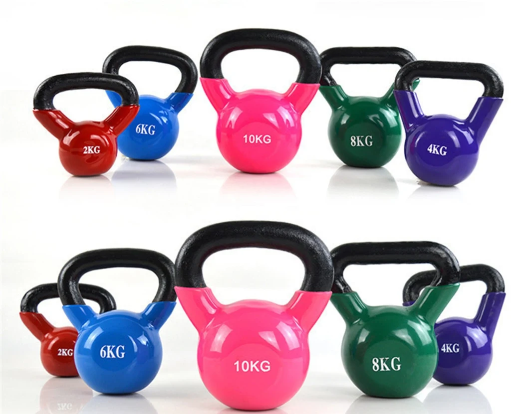 Professional Vinyl Coated Kettlebells Free Weights Manufacturer