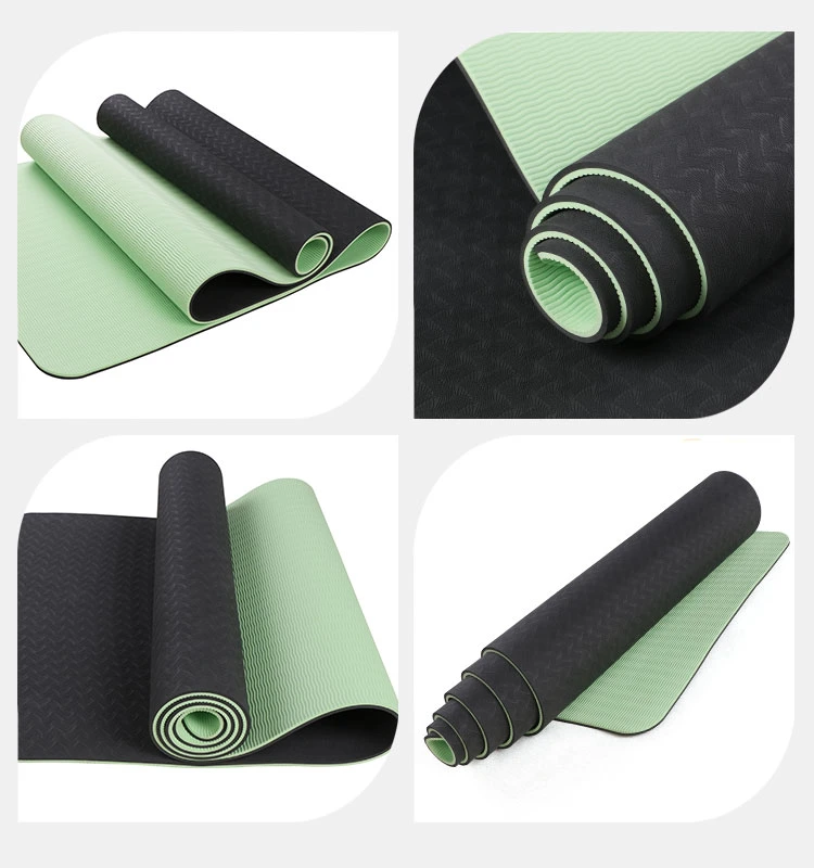 Fitness Anti Slip High Quality TPE Yoga Mat Gym Equipment