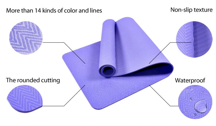 Hot Sale Wholesale Custom Logo Durable TPE Yoga Mat Gym Equipment