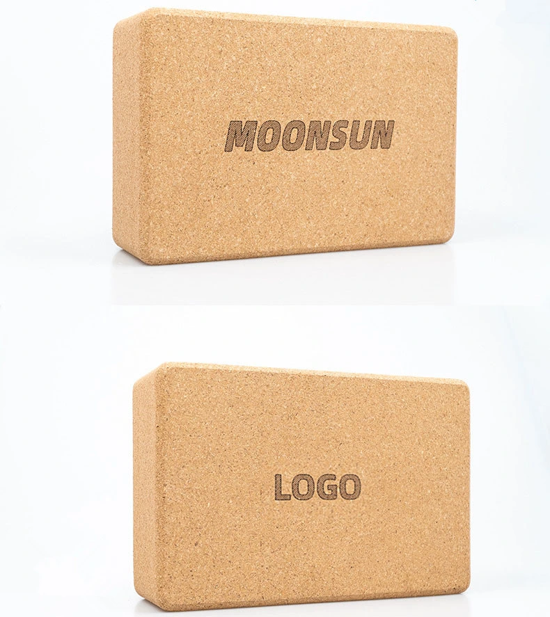 Wholesale High Quality Eco-Friendly Durable Cork Yoga Block, Yoga Wood Block