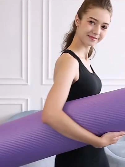 Maßgeschneiderte Fitness- und Übungs-Yogamatte aus dickem NBR-Schaum mit Tragegurt, umweltfreundliche TPE/PVC/EVA/Nbryoga-Matte