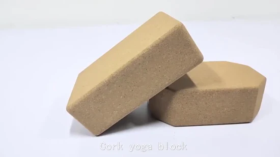 2023 Neuer Design-Druck, individueller Naturkork-Yoga-Block